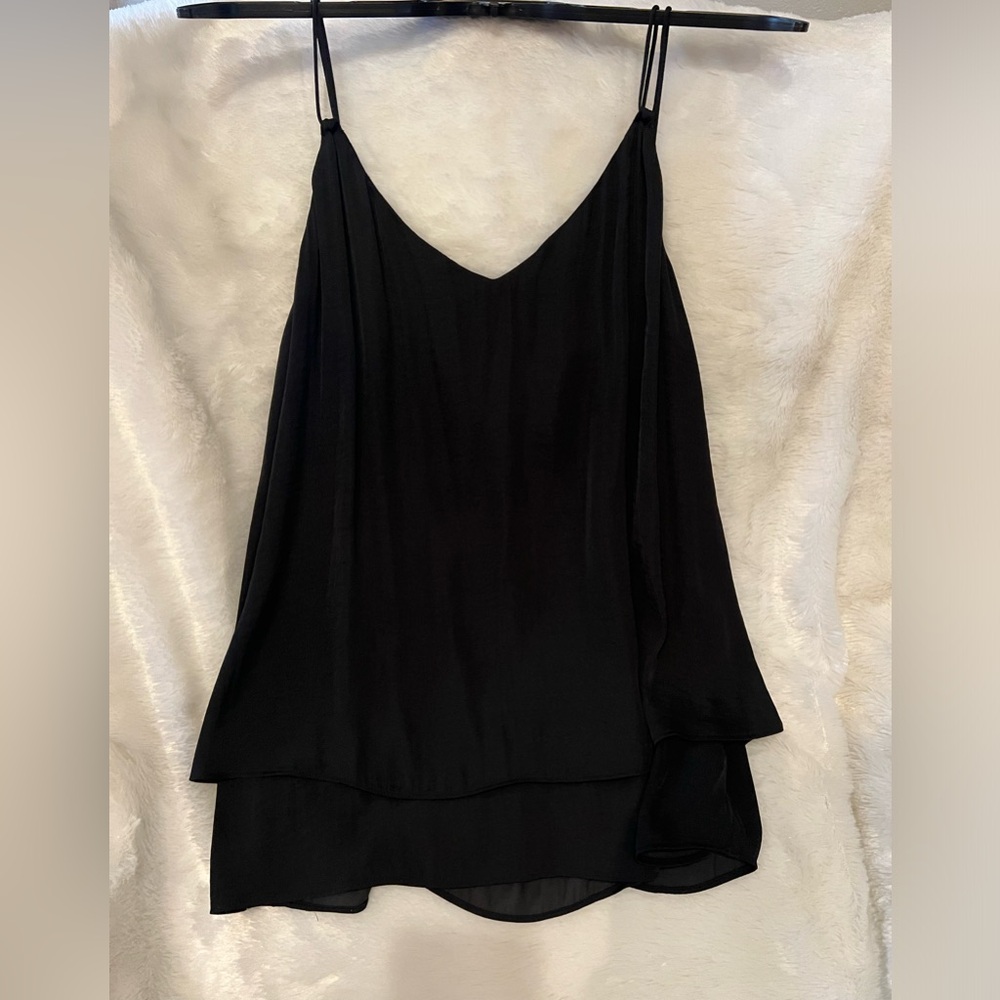 Naked Zebra Black Tank Top— Large